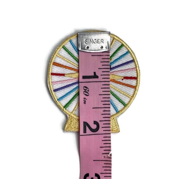 Mickey Fun Wheel Mouse Embroidered Patch - Picture 3 of 4